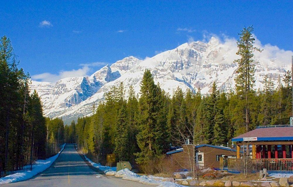 Sunwapta Falls Rocky Mountain Lodge Jasper Eksteriør bilde